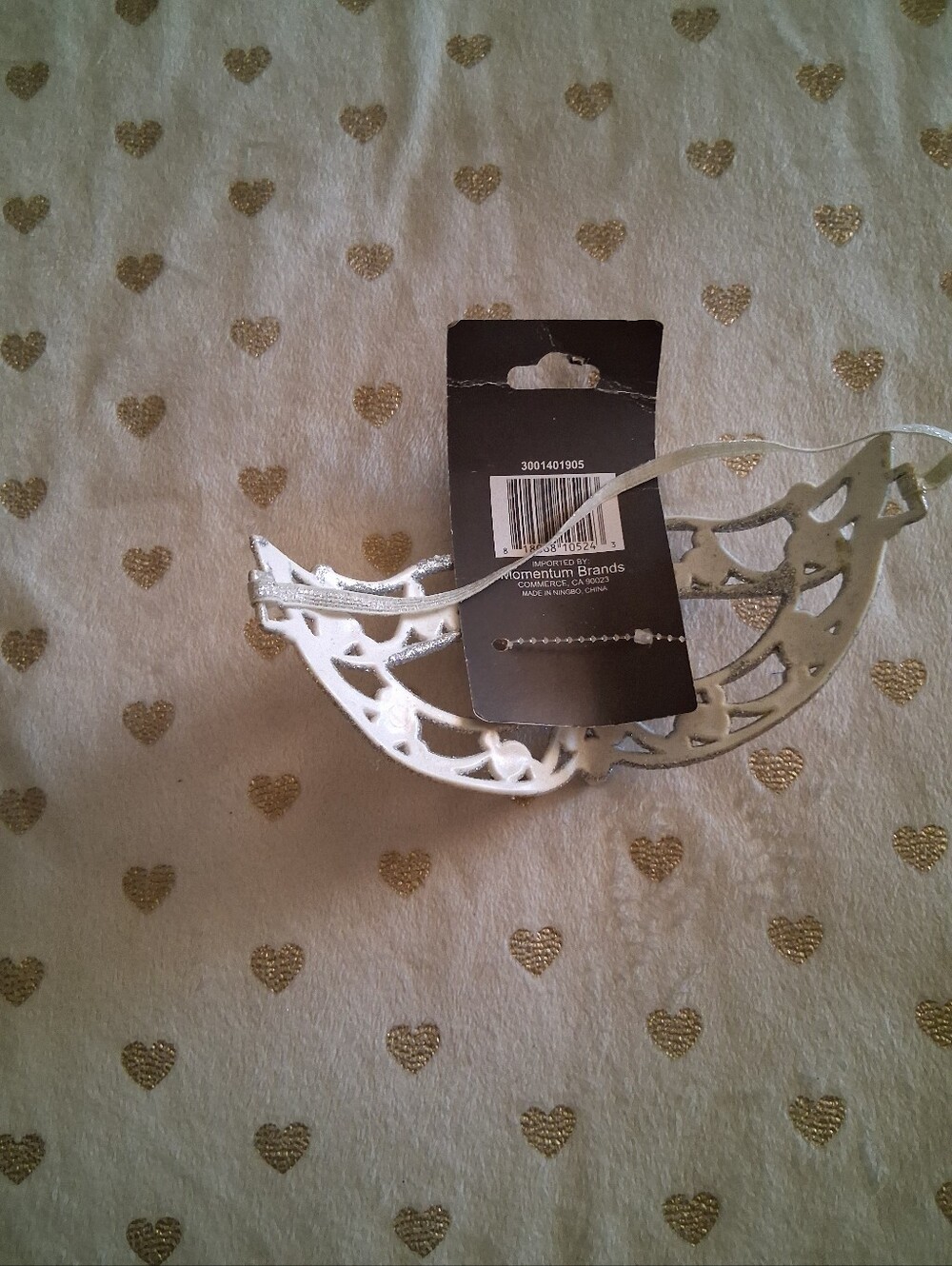 ✂️ *NWT* Silver Rhinestone Masquerade Mask - Picture 2 of 2